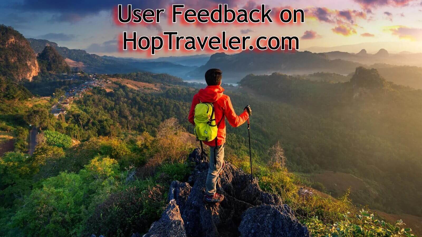 User Feedback on HopTraveler.com