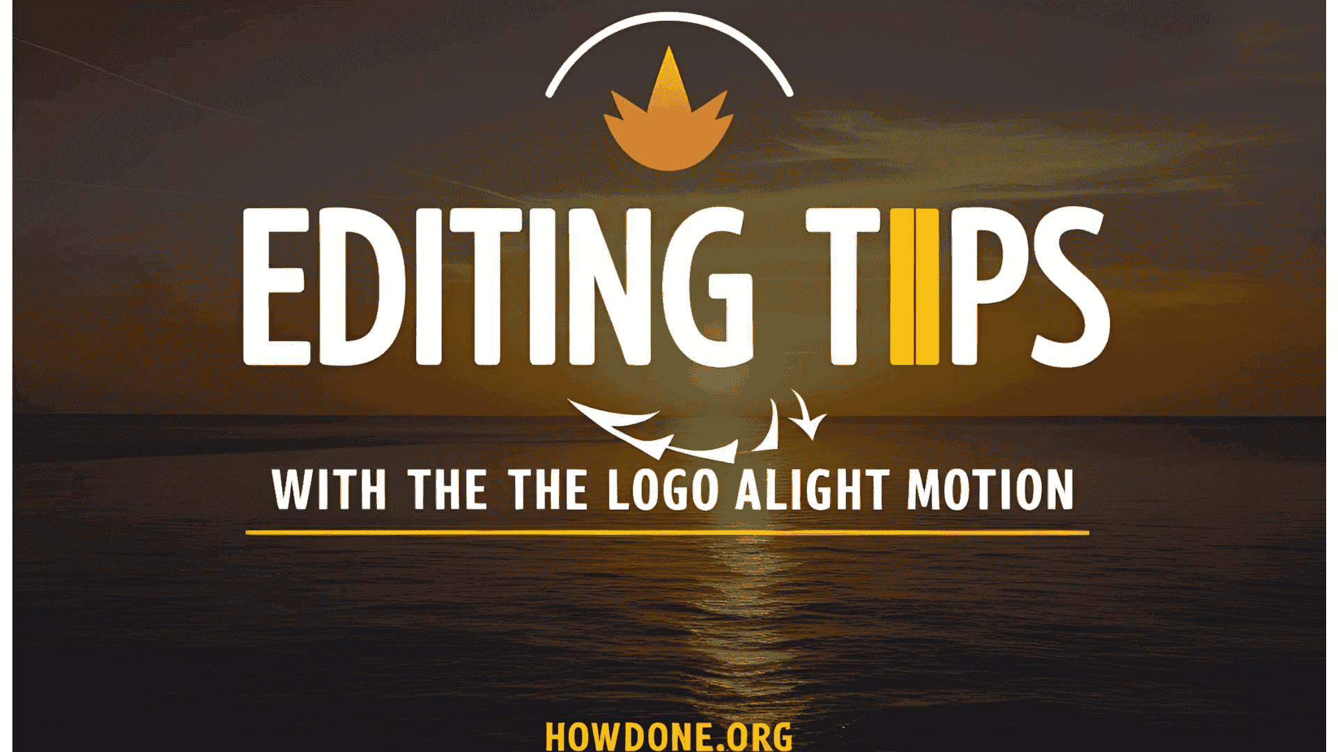 Editing Tips with the Logo Alight Motion PNG Image